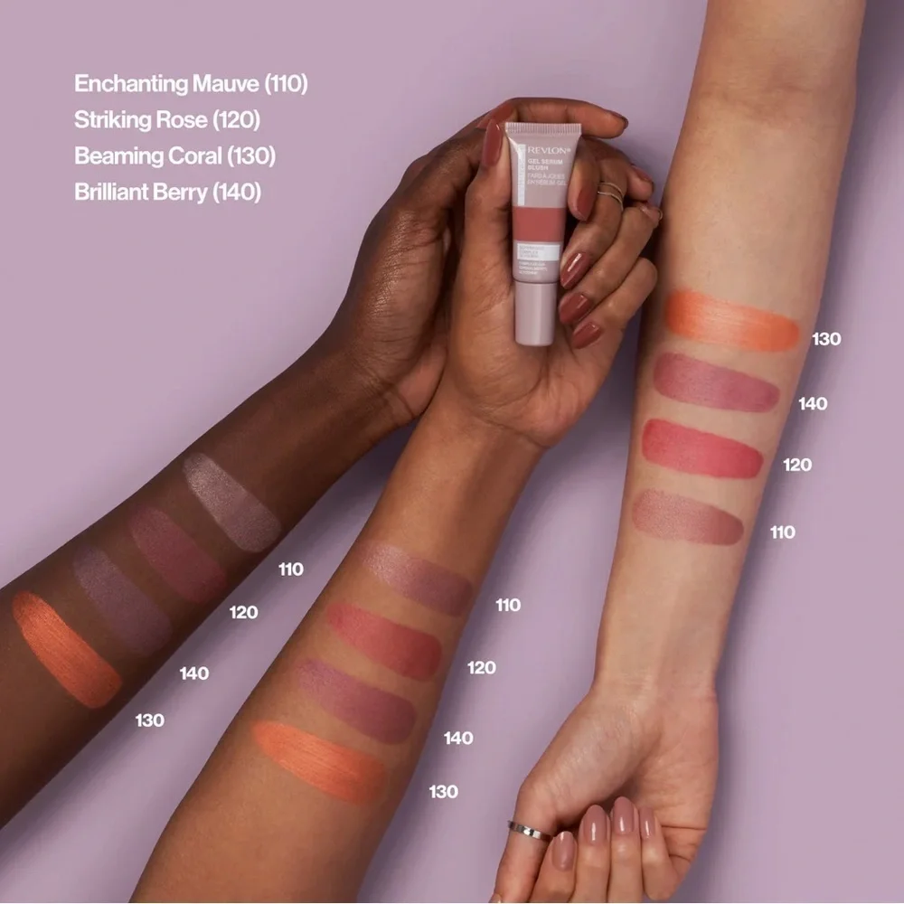 3/$12 Revlon 130 Beaming Coral Illuminance Gel Serum Blush